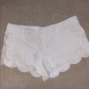 Lily Pulitzer white shorts.